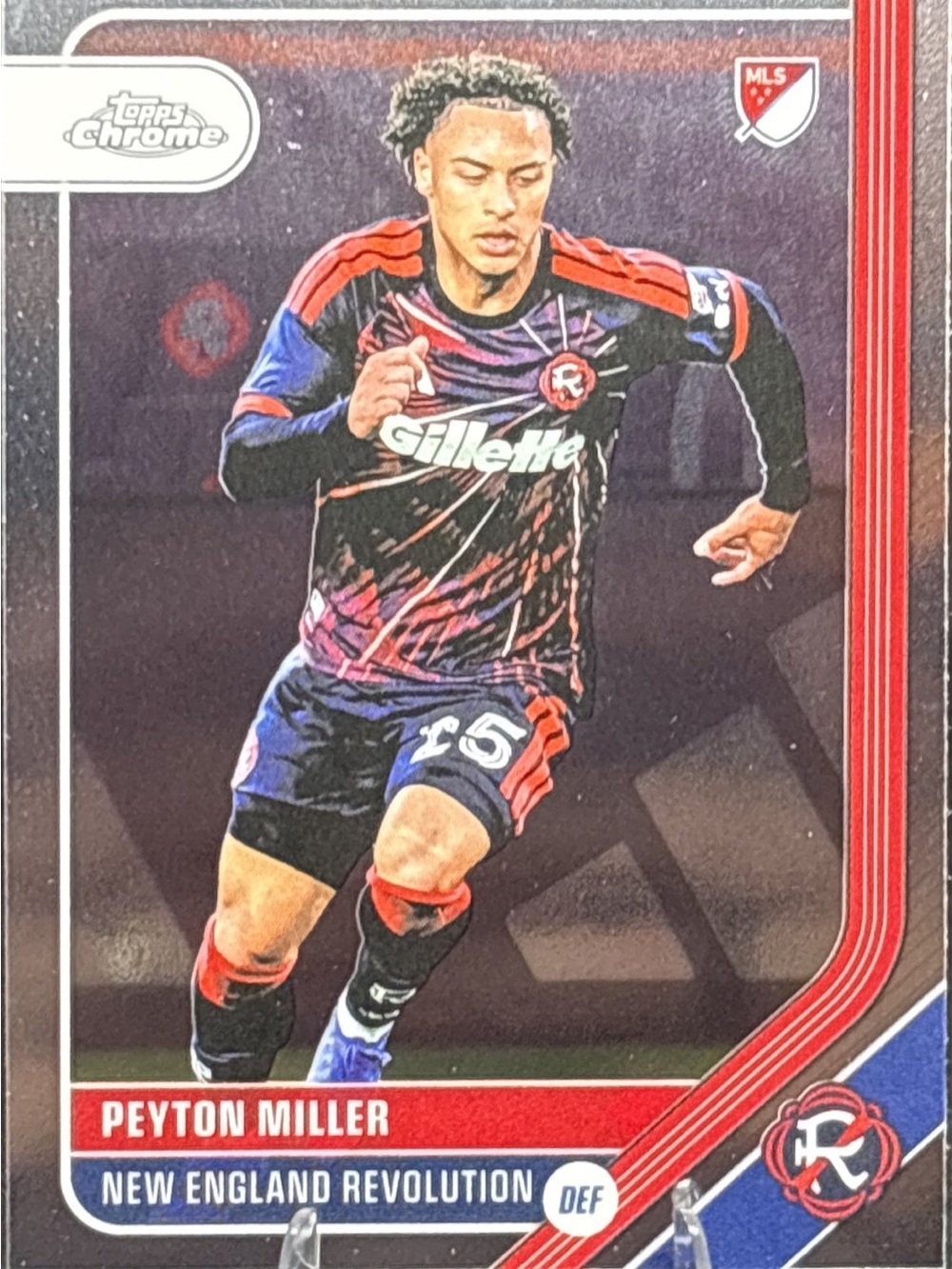 Topps Chrome Peyton Miller Soccer Card